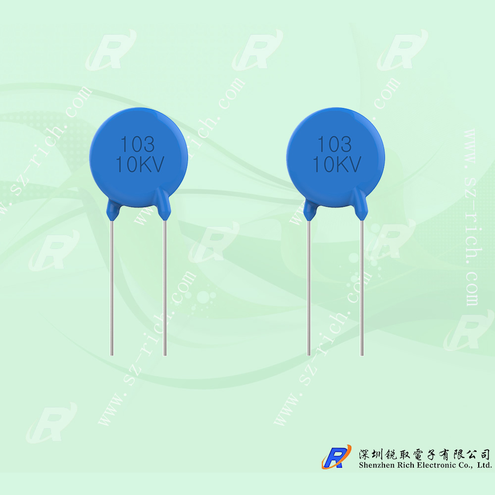 Ultra high voltage porcelain chip capacitor